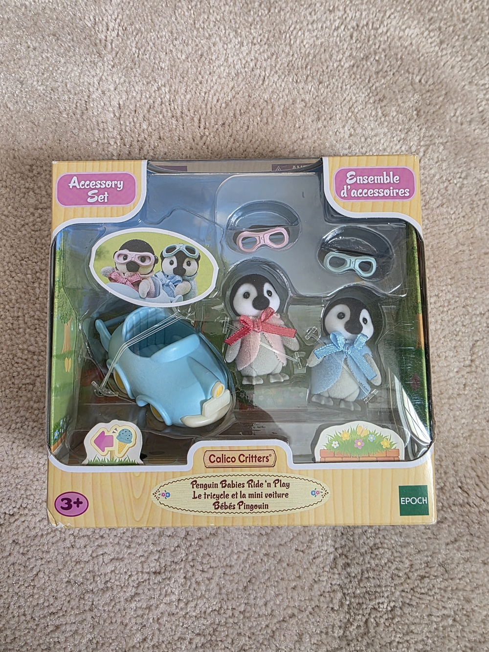Calico Critters - Penguin Babies Ride 'n' Play Accessory Set